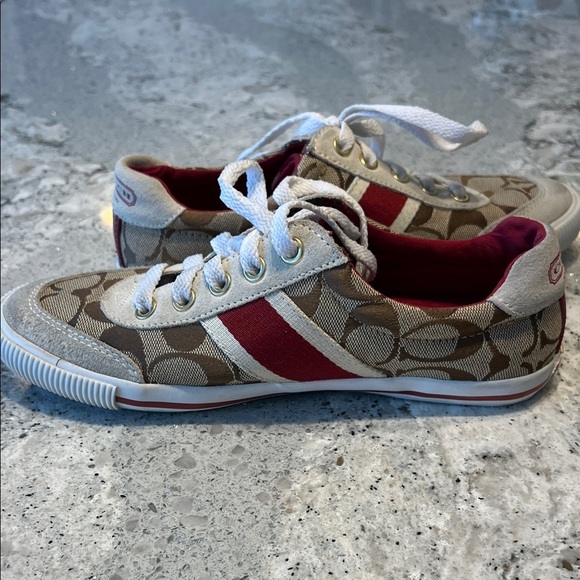 Coach Coach Women's Tan and Tan Sneakers Size 6 - Picture 10 of 11